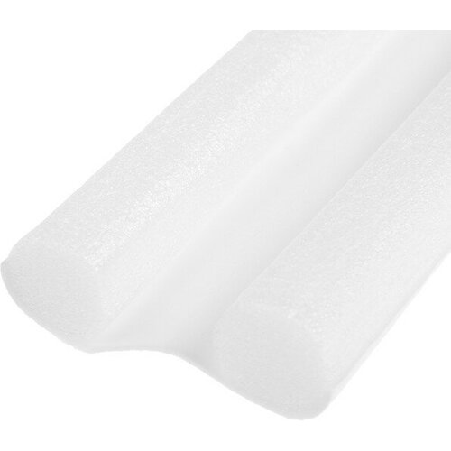 Защита от сквозняка и пыли тундра 95х10 см цвет белый 420₽