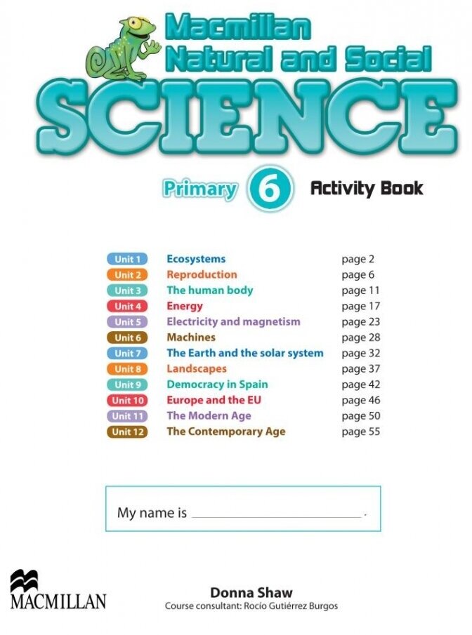 Книга Macmillan Natural and Social Science 6 Activity Book Pack - фото №1