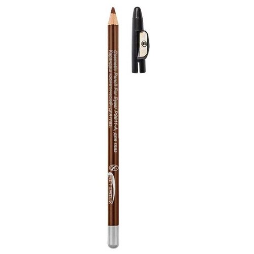 Sitisilk Карандаш косметический для глаз с точилкой Cosmetic Pencil For Eyes, PS 611-A, тон 01 коричневый, дерево