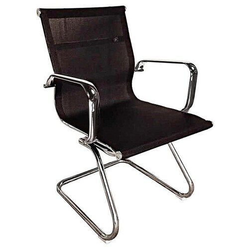 Конференц-кресло Easy Chair сетка черная, хром
