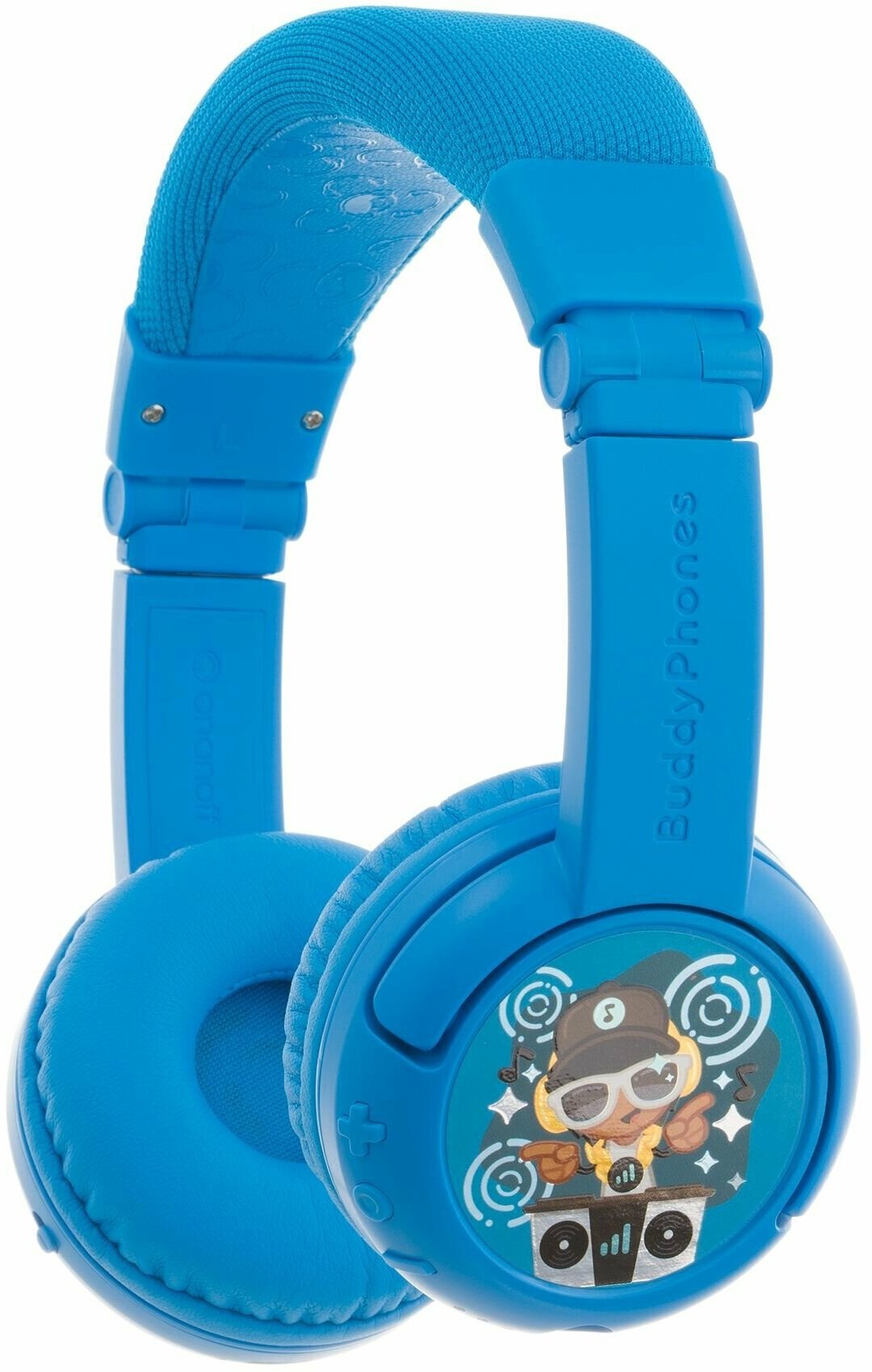 Детские беспроводные наушники ONANOFF Buddyphones Play+ (cool blue), арт. BT-BP-PLAYP-BLUE (шт)