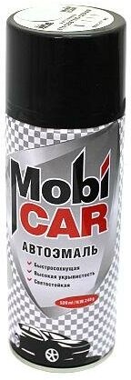 Аэрозольная автоэмаль MobiCAR 520 мл глянцевая, цвет Светло-серая