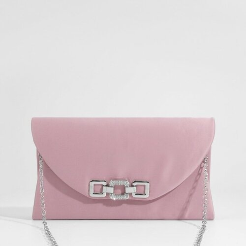 Сумка клатч Noname, розовый сумка клатч чистый хлопок velvet единый размер розовый