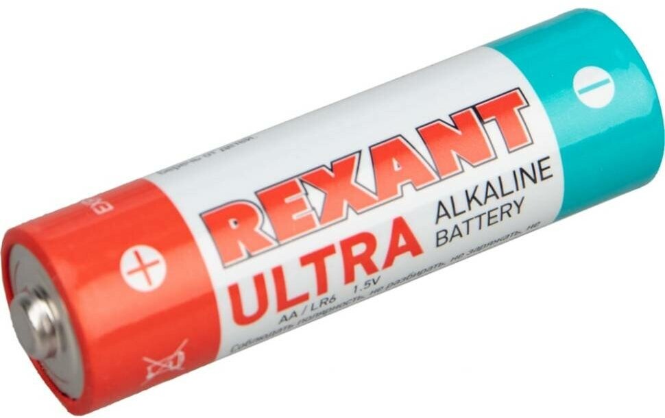 Ультра алкалиновая батарейка AA/LR6 Rexant 15 V 2 шт блистер 2шт