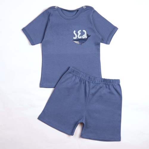 Комплект одежды Совенок Дона, размер 52-80, синий комплект одежды совенок дона размер 52 80 оранжевый