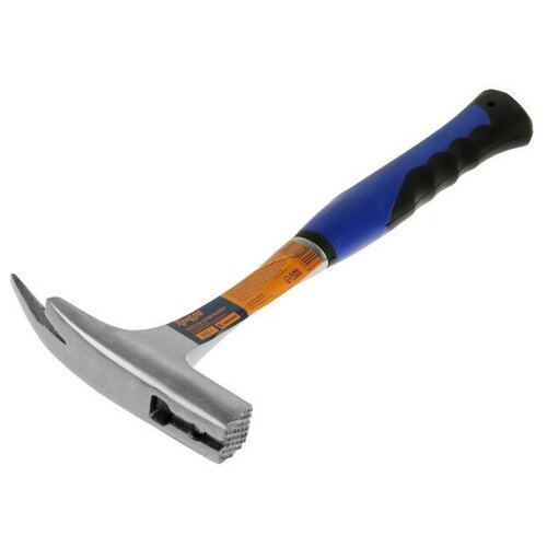 Молоток кровельщика тундра цельнокованый боек с магнитом 2К рукоятка 600 г 1164₽