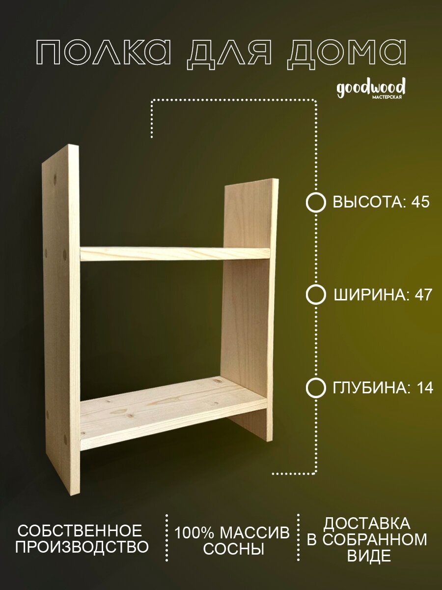 Полка стеллаж настольная для цветов