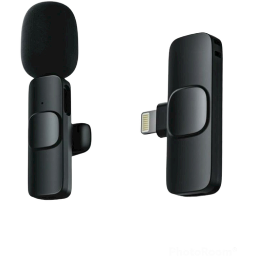 Петличный микрофон LAVALIER WIRELESS K9 / Беспроводной микрофон с поддержкой Bluetooth / С шумоподавлением, для улицы, IOS