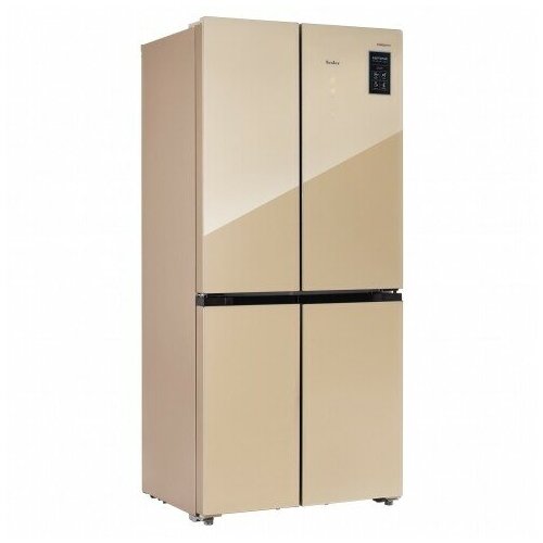 Холодильник Side by Side Tesler RCD-482I BEIGE GLASS