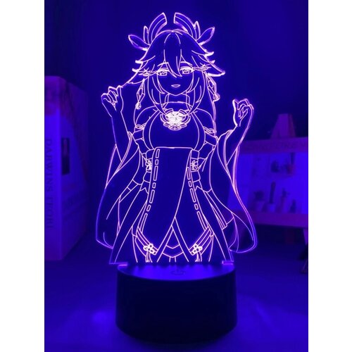 Ночник Геншин Импакт Яэ Мико