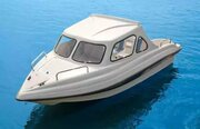 Стеклопластиковая лодка Wyatboat-3П (полурубка)/ Стеклопластиковый катер/ Лодки Wyatboat