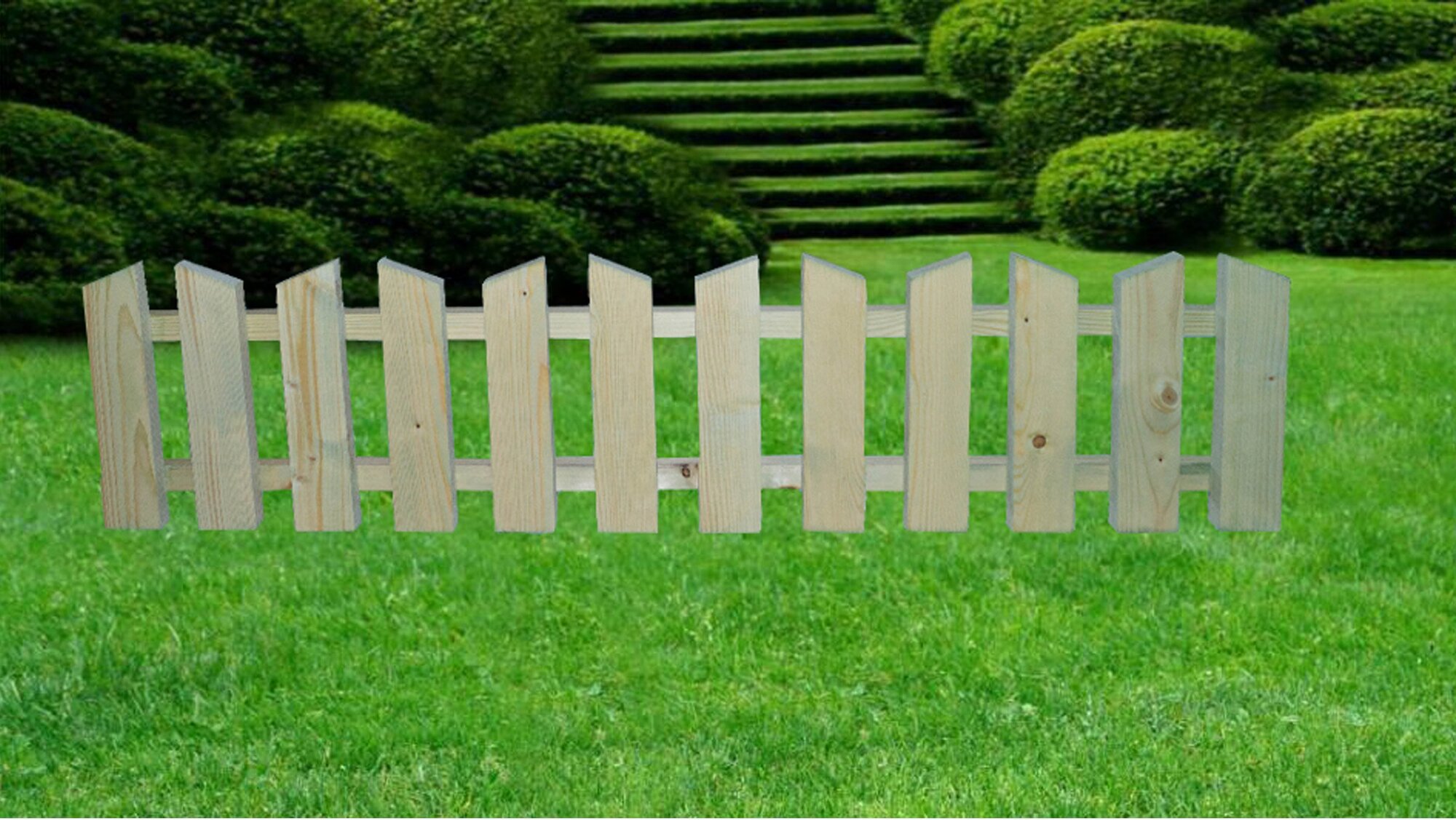 забор садовый декоративный - фотография № 1