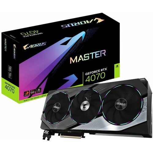 Видеокарта Gigabyte RTX4070 AORUS MASTER 12GB