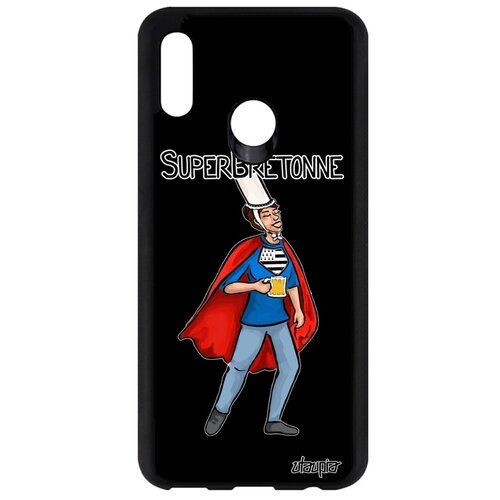 фото Чехол для телефона p smart 2019, "супербретонка" комикс комичный utaupia