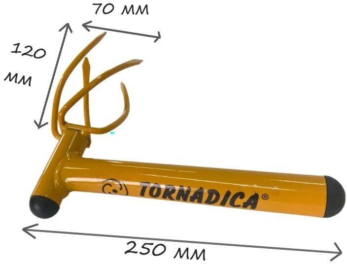 Культиватор-мини Торнадика твистер - фотография № 3