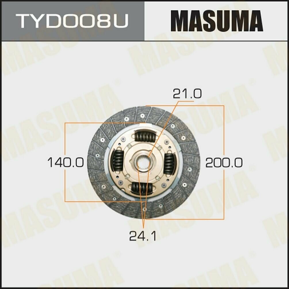 Диск сцепления TYD008U