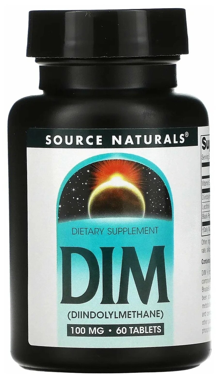 Таблетки Source Naturals DIM, 100 мг, 60 шт.