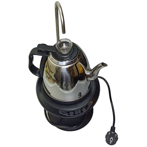 Чайник -помпа Электрочайник черныйсеребристый 210000₽