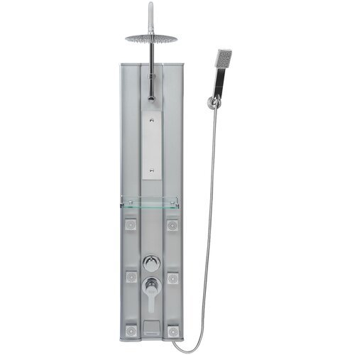 Душевая панель River Guron 10,  хром матовый хром 1500 мм