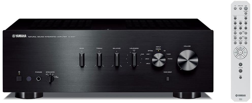 Интегральный усилитель стерео Yamaha A-S301, черный