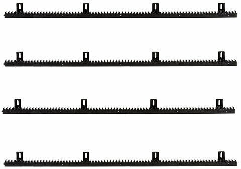 Зубчатая рейка для автоматики NICE ROA6. Для откатной автоматики Найс. Комплект из 4-х штук.