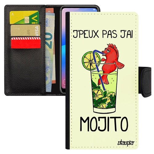 фото Чехол-книжка на смартфон galaxy s7 edge, "не могу - у меня мохито!" комикс аперитив utaupia