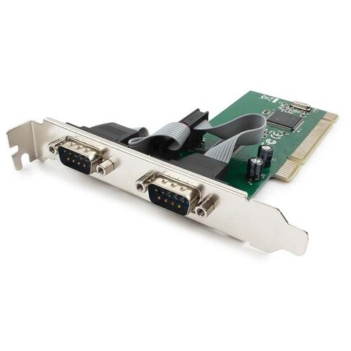 контроллер com espada 2xserial ports moschip 9835 pci ret fg pio9835l 2s 01 ct01 Контроллер COM Gembird SPC-1 в PCI порты 2 внешних COM RS232 MOSCHIP MCS9865