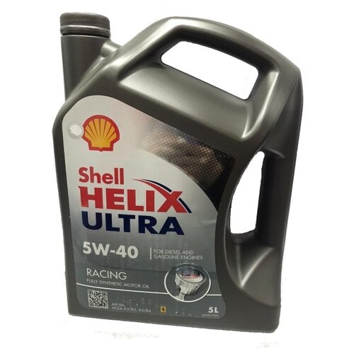фото Синтетическое моторное масло shell helix ultra racing 5w-40 5 л