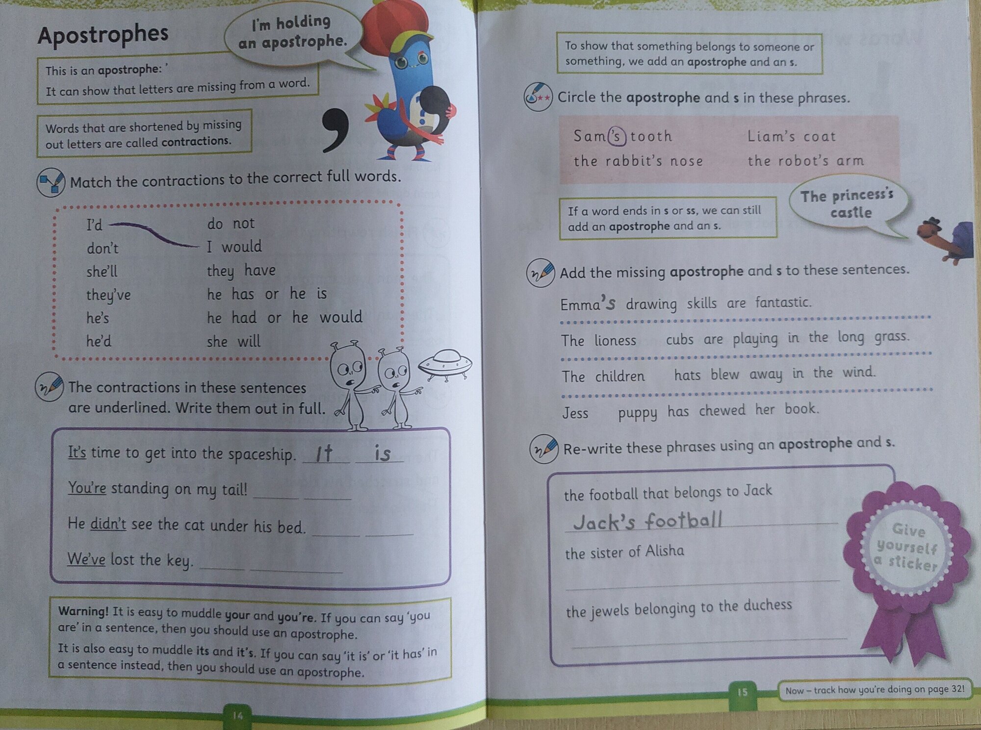 Книга Grammar, Punctuation and Spelling. Age 6-7 - фото №6