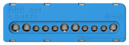 Винтовой клеммник ABB N7x16- 9х6мм NK/S16 1SPE007715F0733 (41Z59)