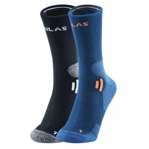 Kailas носки Mid Cut Trekking (2 пары) KH2102105 (L, Серый-Синий/Черный, 21505)