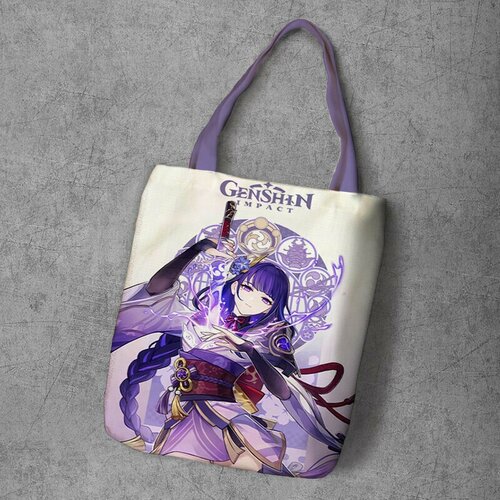 фото Сумка шоппер anime dakimakura, фактура рельефная, мультиколор