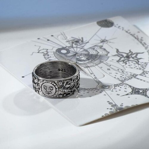 Кольцо Queen Fair, размер 18 кольцо qudo бижутерный сплав серебрение фианит размер 18 розовый