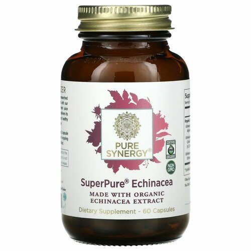 Pure Synergy, SuperPure эхинацея, 60 капсул