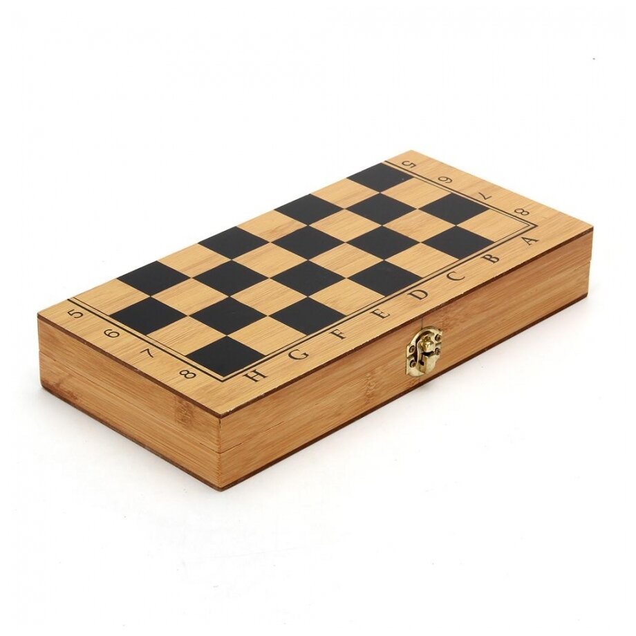 Шахматы/шашки деревянные для детей и взрослых 24х24 см