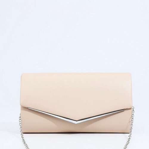 фото Сумка клатч сима-ленд, бежевый сима-лэнд