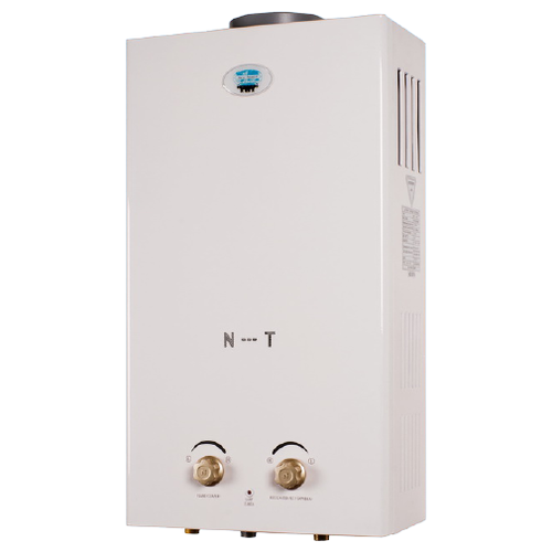 Проточный газовый водонагреватель Нева-Транзит ВПГ-12Е проточный газовый водонагреватель нева транзит впг 10е и белый