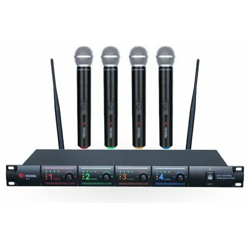 Volta US-4 725806226655201049021 UHF радиосистема с четырьмя ручными микрофонами 3210900₽