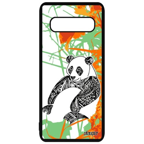 фото Чехол на смартфон galaxy s10 plus, "панда" panda китайский utaupia