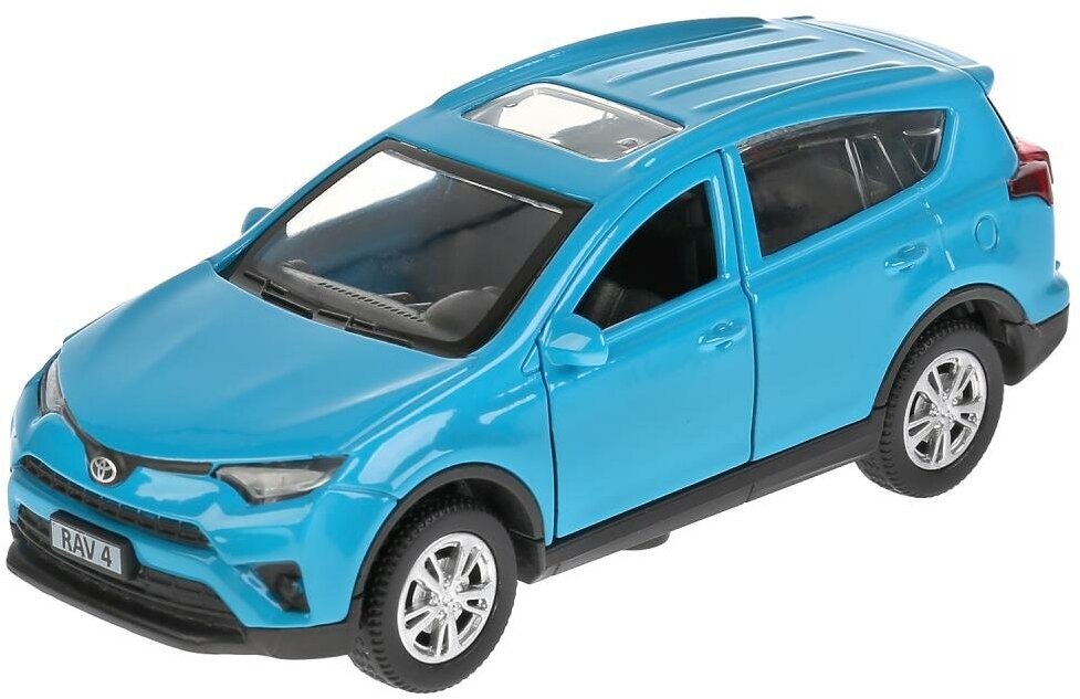 Модель машины Технопарк Toyota RAV 4, голубая, инерционная RAV4-BU