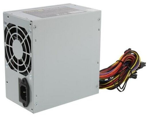 Блок питания ATX Exegate EX253683RUS-S 450W, SC, 8cm fan, 24p+4p, 2*SATA, 1*IDE + кабель 220V с защитой от выдергивания - фото №3