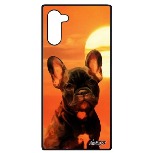 фото Чехол на смартфон samsung galaxy note 10, "бульдог" животное английский utaupia