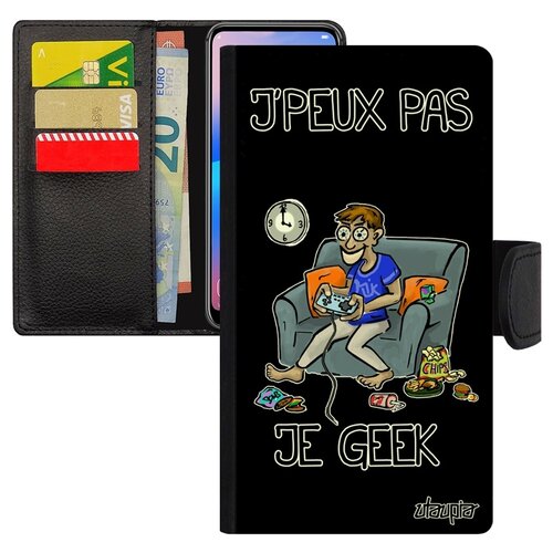 фото Чехол-книжка на мобильный xiaomi redmi note 6 pro, "не могу - играю!" шутка комикс utaupia