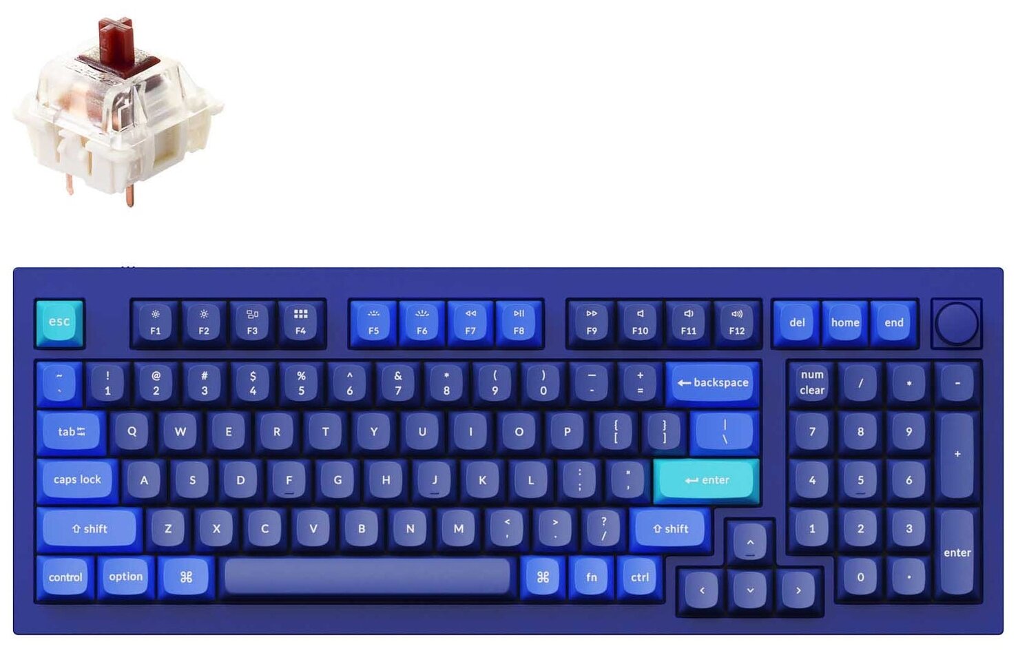 Клавиатура Keychron Q5 RGB Blue-Brown Switch Q5-O3-RU
