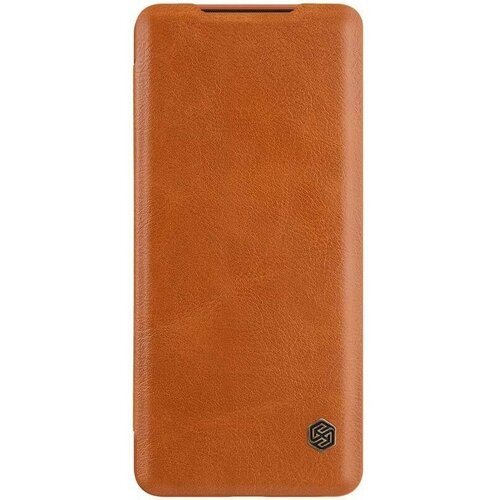 чехол nillkin qin leather case для samsung galaxy note 20 n980 red красный Чехол Nillkin Qin Leather Case для Samsung Galaxy S20 Ultra G988 коричневый