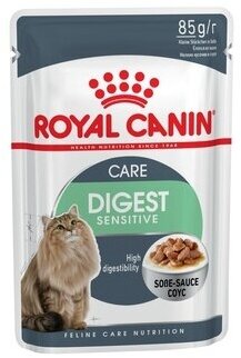 Royal Canin паучи RC Кусочки в соусе для кошек 1-10 лет: отличное пищеварение (Digest Sensitive) 40760008R0 0,085 кг 41716 (2 шт)