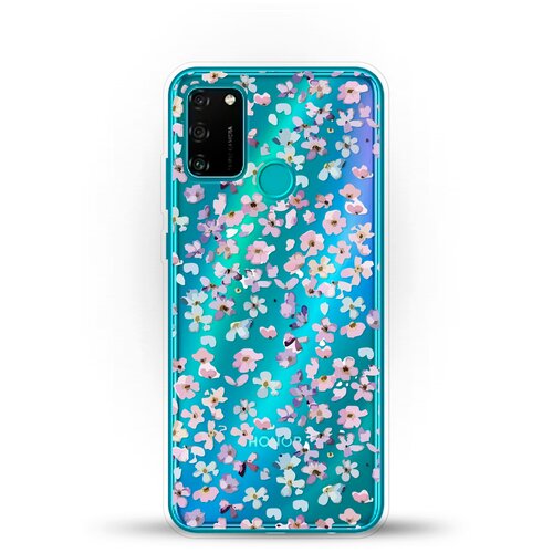 фото Силиконовый чехол цветочки на honor 9a andy & paul