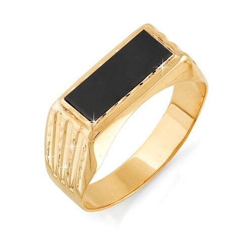 фото Золотое кольцо кюз del'ta d040060 с фианитом diamant-online