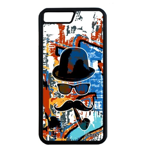 фото Чехол на смартфон apple iphone 7 plus, "мистер усы" гламур портрет utaupia