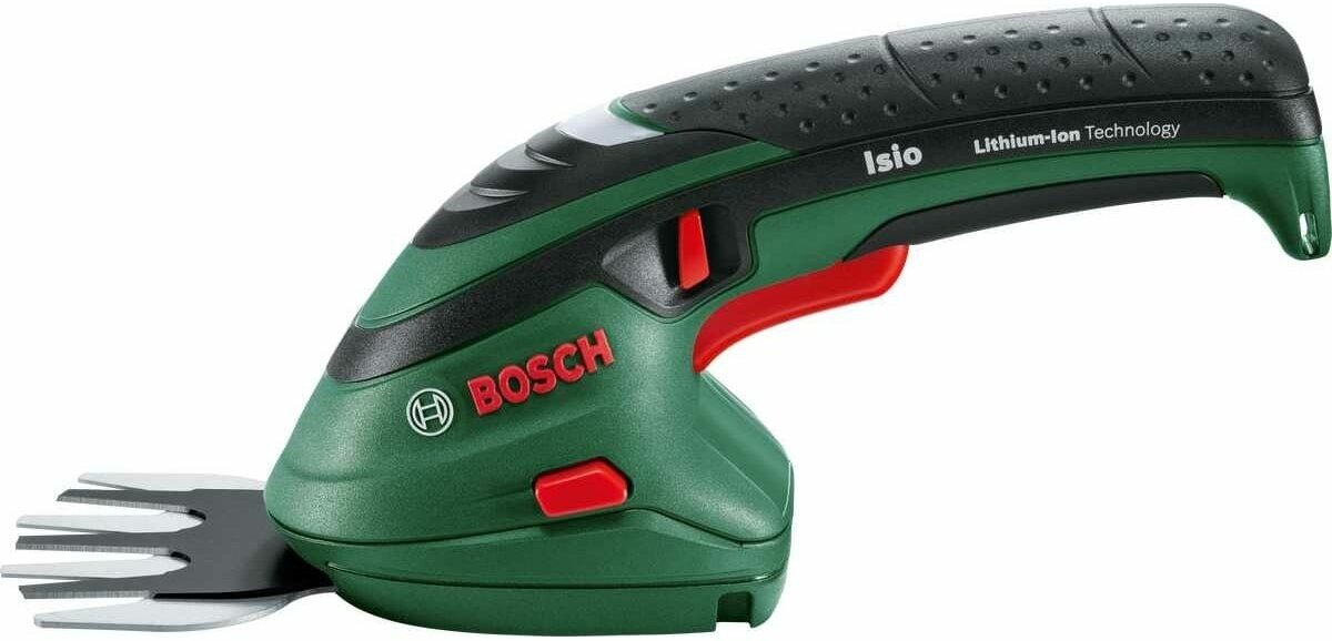 Ножницы аккумуляторные для травы Bosch ISIO 3.6V с телескопической ручкой, толщина реза до 8 мм, встроенная АКБ 1,5 Ач + ЗУ - фотография № 5